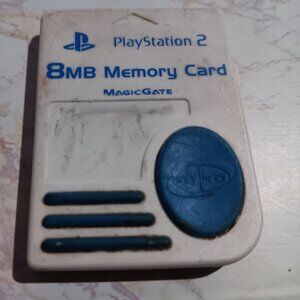 PS2 8MB Memory Card Playstation 2 White
